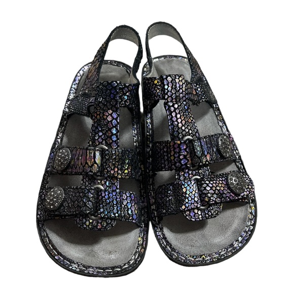 Algeria by PG Lite SZ 36 Dress Sandal Color Zesty Style  Adjustable Straps - Picture 2 of 8